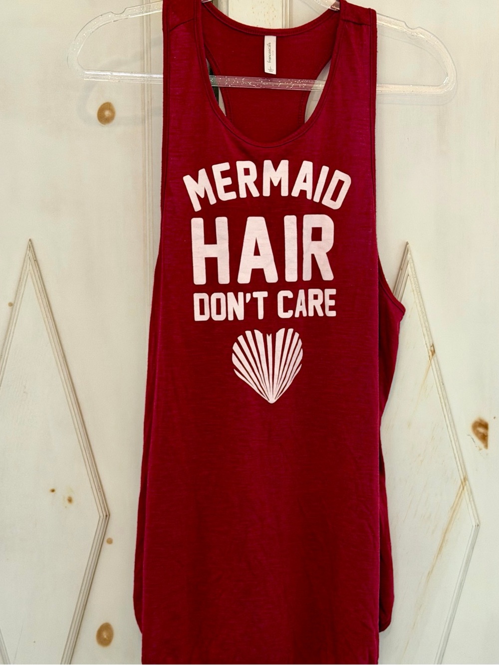 Francesca's Red Swim Tank Top Size Large
